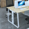 屏风办公桌组合员工桌职员桌卡座现代简约工作位钢架电脑桌6人位含椅子4440*1400*750