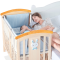 呵宝（HOPE） 婴儿床实木宝宝床可拼接BB摇篮床多功能儿童床可变书桌与大人床合并 床+蚊帐+配套五件套