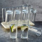 青苹果 玻璃水杯水具9件套杯子*8+沥水架*1 60138/L9DS