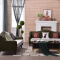 美式实木沙发后现代沙发大小户型布艺沙发简约沙发客厅沙发3+2 橄榄绿