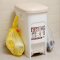 家の物语（KATEI STORY） 日本进口脚踩垃圾桶杂物卫生桶带盖塑料垃圾筒 S-20