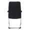 电脑椅家用办公椅职员椅舒适弓形皮椅主播电竞椅-黑色