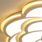 吸顶灯客厅简约现代大气客厅灯家用阳台led卧室灯创意新款水晶灯花型全屋灯具套餐 A款24W直径52CM 白光