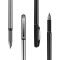 得力(deli)0.7mm黑色办公中性笔 碳素水笔签字笔 12支/盒S26