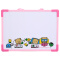 晨光（M&G）ADB98303 大号儿童磁性学习白板涂鸦板粉色 附带白板笔白板擦磁扣