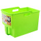 百露便携式加厚塑料收纳箱整理箱收纳盒杂物储物置物周转储物箱子 绿色盒
