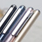 日本进口Platinum白金 1000H彩色金属笔杆商务中性笔 学生考试黑色水笔0.5 黑色