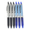 百乐（PILOT） 中性笔BXRT-V5按动水性笔针管笔签字笔学生考试办公文具0.5m 蓝色 12支装