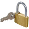 赛拓（SANTO) 0053 铜挂锁抽屉锁旅行箱包锁 防水防锈柜门锁30mm