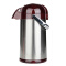 SHIMIZU/清水气压式热水瓶 保温壶家用保温瓶 暖水壶暖瓶玻璃内胆4202 仿红木色 3L