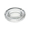 青苹果玻璃烟缸无铅家用烟灰缸透明耐热玻璃烟缸 直径约15cm G1070-2/L2