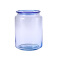 乐美雅 密封罐 玻璃瓶厨房收纳储物 茶叶罐 干果零食罐 凝彩冰蓝 储物罐 0.75L-J0106