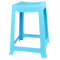 茶花 塑料凳子椅子条纹46.6cm高方凳子 A0838P