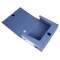 得力（deli）5604  PP材料耐用4英寸粘扣档案盒(蓝) 单只装