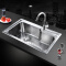 九牧（JOMOO）02117 不锈钢厨房水槽套餐（06124） 大单槽洗菜盆洗碗池