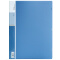 得力（deli）5003 30页资料册文件夹插页袋A4多层分页透明卷子夹活页办公用品 蓝色