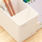 得力（deli） 多功能笔筒收纳盒 大容量 桌面收纳盒 笔筒 化妆盒 收纳盒 小号6格-白色