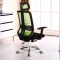 泉枫 电脑椅 家用可躺办公椅人体工学网吧椅子简约座椅电竞主播椅会议椅 Q123-03-黑绿