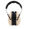 3M 95轻薄型防护耳罩车间用降噪听力防护耳罩 H6A 白色防噪音隔音 学习飞机旅行耳罩
