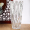 豪斯特丽（HOSTLY） 简约玻璃花瓶客厅书房花瓶摆件家居插花花瓶 高29.5CM透明