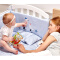 gb好孩子进口新西兰松木可调高低档环保漆 自带床垫一体式婴儿床 MC290 白色（厂家直发）