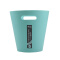茶花（CHAHUA） 垃圾桶家用卫生间无盖客厅厨房创意欧式大小号塑料纸篓 大号天蓝色8.3L