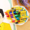 得力（deli） 油画棒包邮36色儿童彩色蜡笔幼儿美术用品蜡笔画画笔油彩笔 12色