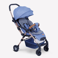 德国贝尔Bair双向婴儿推车轻便折叠婴儿车可登机可坐可躺宝宝手推车便携婴幼儿口袋推车 天空蓝 箱
