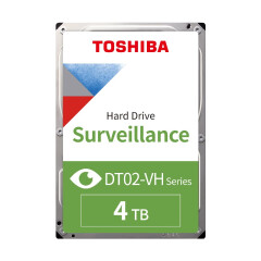 东芝(TOSHIBA) 监控级硬盘 4TB SATA 5400转 128M (DT02ABA400V)