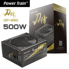 动力火车电脑电源300/400w/500w/600w主机电源 额定功率500W电源黑色