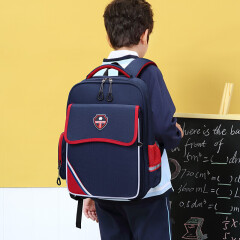 高尔夫（GOLF）书包男小学生书包英伦时尚儿童书包男款大容量多隔层双肩背包初中