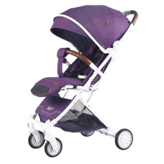 贝尔贝尔（bair）婴儿推车轻便儿童手推车折叠婴儿车拉杆式可坐可躺 水晶紫 箱