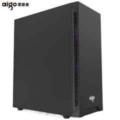 爱国者（aigo） 电脑机箱A15办公家用游戏主机箱（可选配机箱电源套装） 黑色不侧透版