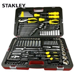史丹利（STANLEY）汽保工具套装120件套150件套汽修工具套筒扳手综合性组套 150件汽保工具套装 R99-150-1-22