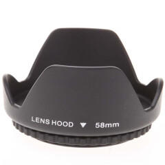 奇乐思（KEYLUCKS） 58mm镜头螺口遮光罩 适用于口径58mm的镜头