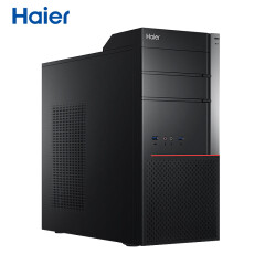 海尔（Haier）商嘉X-B0008 商用台式办公电脑主机(I5-7400 8G 1TB+128G SSD GT720 2G独显 Win10)