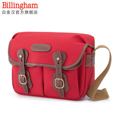 白金汉（Billingham）Hadley Small荧光系列 时尚个性 单反微单专业摄影相机包 （枣红色/巧克力皮 帆布款）