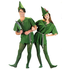 欢乐派对六一儿童节圣诞节元旦儿童装扮服装化妆舞会大人表演演出服装绿色精灵小绿人服大绿人亲子服装 大绿人服装