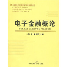 高等院校经济与管理核心课经典系列教材:电子金融概论