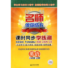名师伴你成长·课时同步学练测：英语（8年级）（上册）（人教版）（附测试卷）