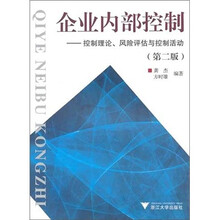 企业内部控制：控制理论、风险评估与控制活动