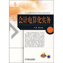 成人高等教育经济管理专业精品教材:会计电算化实务(附光盘)