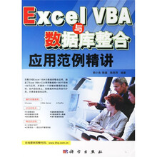 Excel VBA 数据库整合应用范例精讲