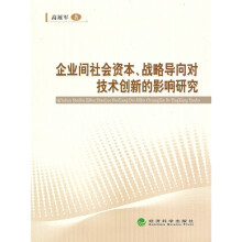 企业间社会资本、战略导向对技术创新的影响研究