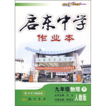 启东中学作业本:9年级物理(下)(人教版)(附中考专题训练)