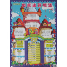 水晶版早早教绿色挂图：20以内加减速算城堡