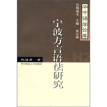 宁波方言语法研究