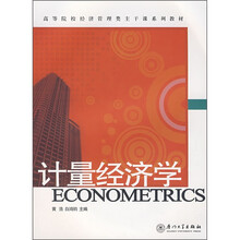 高等院校经济管理类主干课系列教材：计量经济学