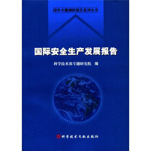 国际安全生产发展报告/国外专题调研报告系列丛书