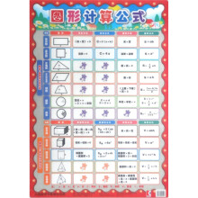 水晶版早早教绿色挂图：图形计算公式